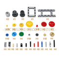 High-Tech Bricks Technical Parts Gears Shock Absorbers Suspension Steering Axle Connector Building Blocks Car Set Toys