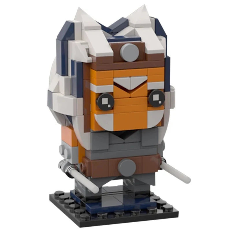 Buildmoc Space Wars Figures Vader-Anakined Queen Jar Binksed General-Grievous Building Blocks Kids Toys for Children