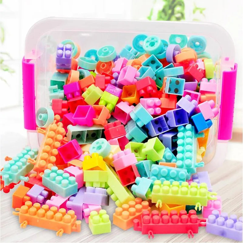 108pcs 128pcs Baby Building Blocks DIY Bulk Safety Bricks Toy Children Early Educational Toys
