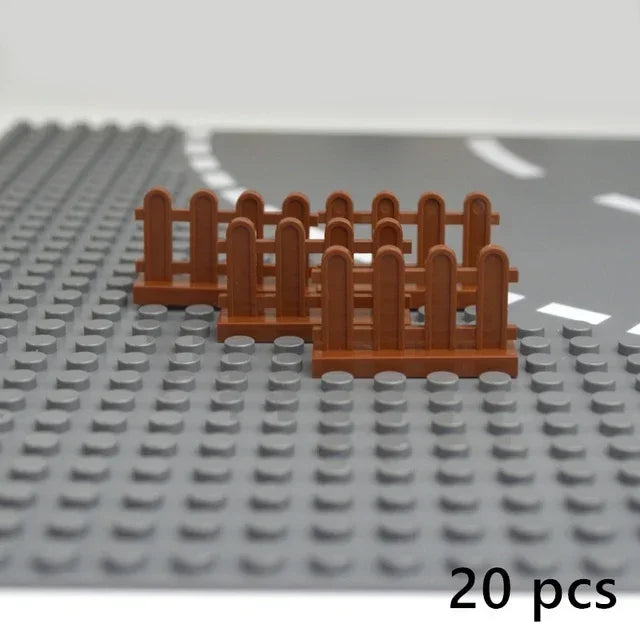 MOC City Friends House Parts Fence Stairs Ladder Gate Building Blocks Door Window Figures Garden Leduo DIY Accessories Bricks