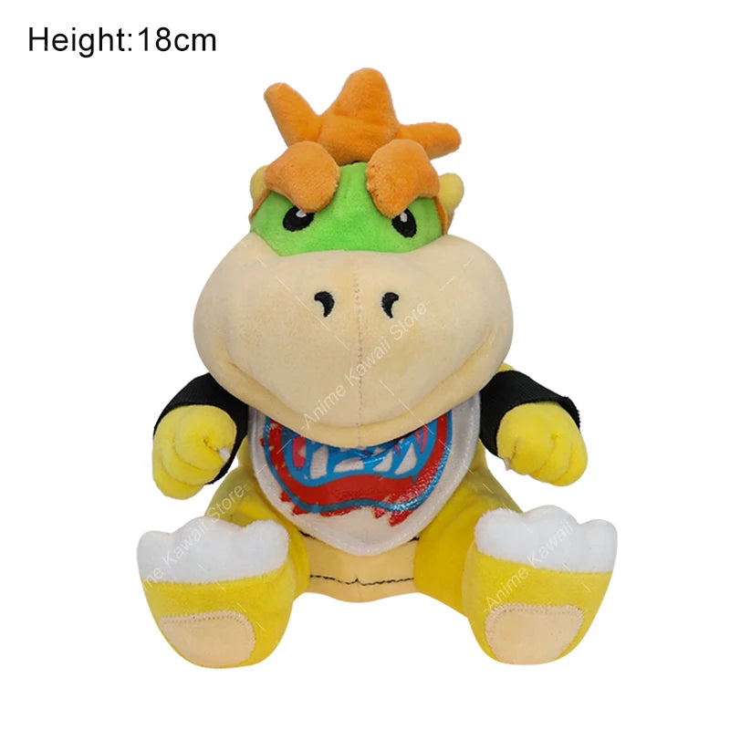 Super Mario Plush Toys Wonder Bowser Jr Meowser Lemmy Iggy Bowser Anime Stuffed Cartoon Peluche Dolls Kids Gifts