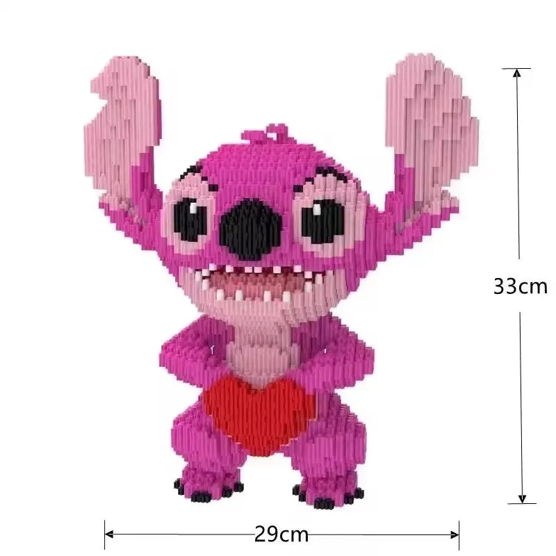 33CM Disney Stitch Blocks - The Best DIY Construction Toy for Kids and Adults Who Love A Challenge DIY Puzzle Building Blocks