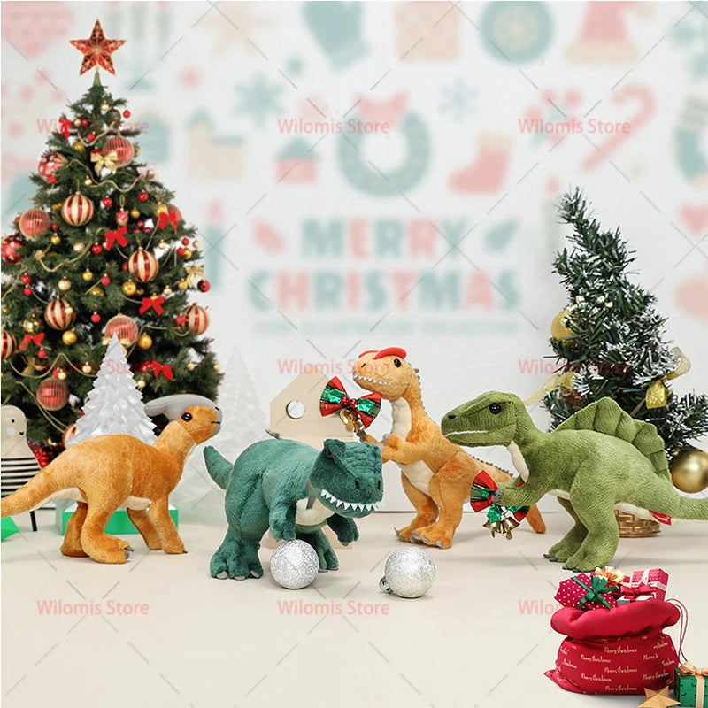 Simulation Dinosaur Plush Toy Baby Dinosaur Stuffed Animal Spinosaurus Tyrannosaurus Dilophosaurus Soft Doll Children's Gift