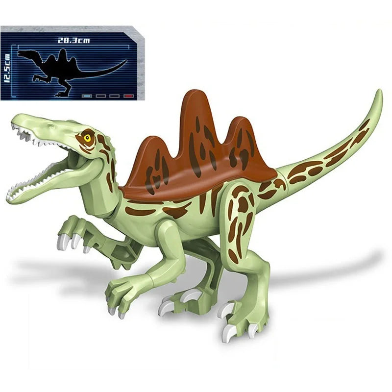 Jurassic Dinosaur World Park Indominus Rex Gyrosphere Escape Ball Owen Blue Model Building Blocks Enlighten Toys For Children