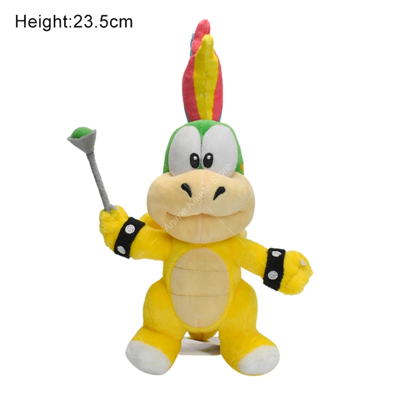 Super Mario Plush Toys Wonder Bowser Jr Meowser Lemmy Iggy Bowser Anime Stuffed Cartoon Peluche Dolls Kids Gifts