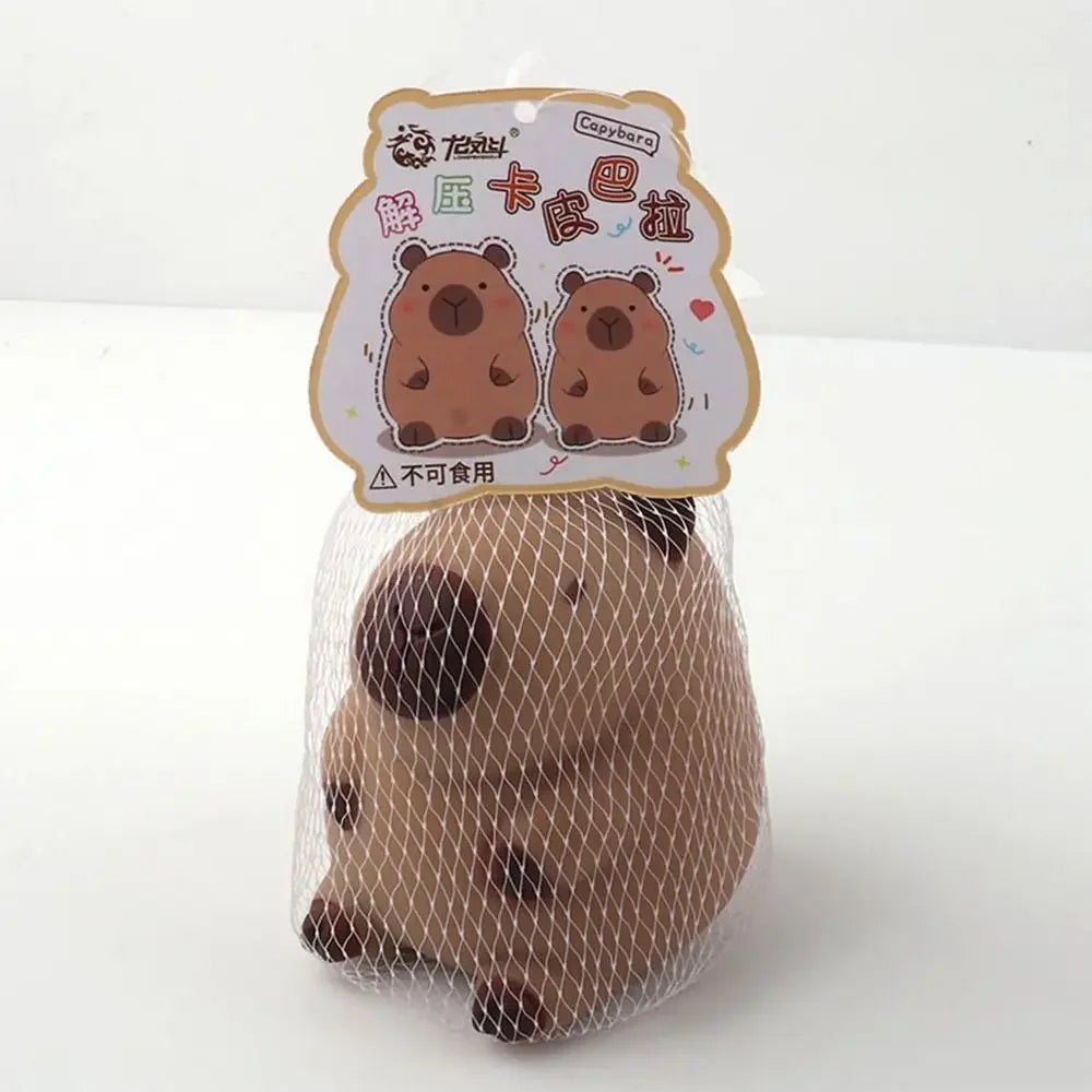 Capybara Slow Rebound  Squeeze Toy Kawaii Brown Squeeze Toys Cartoon Capybara Stress Relief Decompression Toys for Kid Best Gift