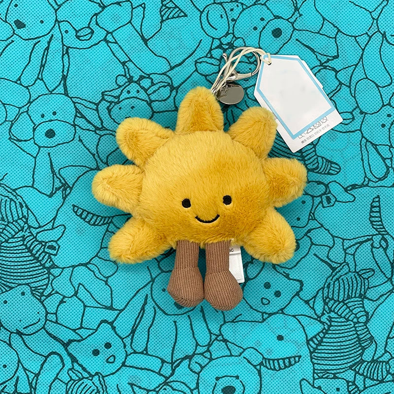 Marshmallow Plush Toy, Small Cherry Charm, Little Turtle Plush Toy, Croissant, Little Penguin JC Bag Charm