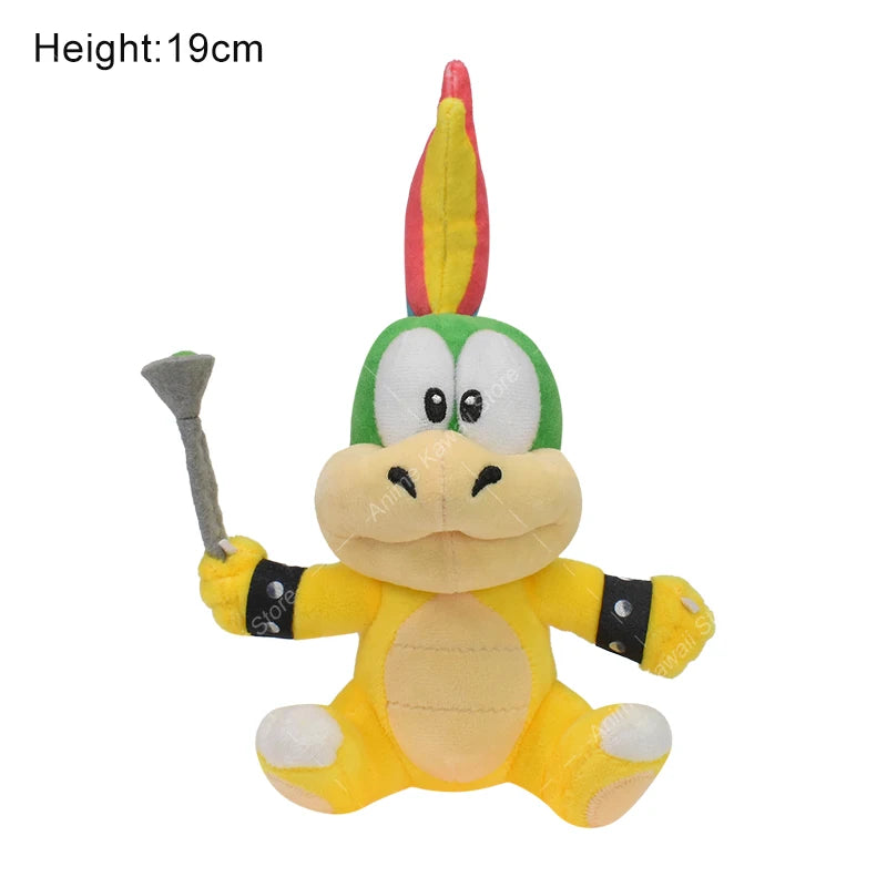 Super Mario Plush Toys Wonder Bowser Jr Meowser Lemmy Iggy Bowser Anime Stuffed Cartoon Peluche Dolls Kids Gifts