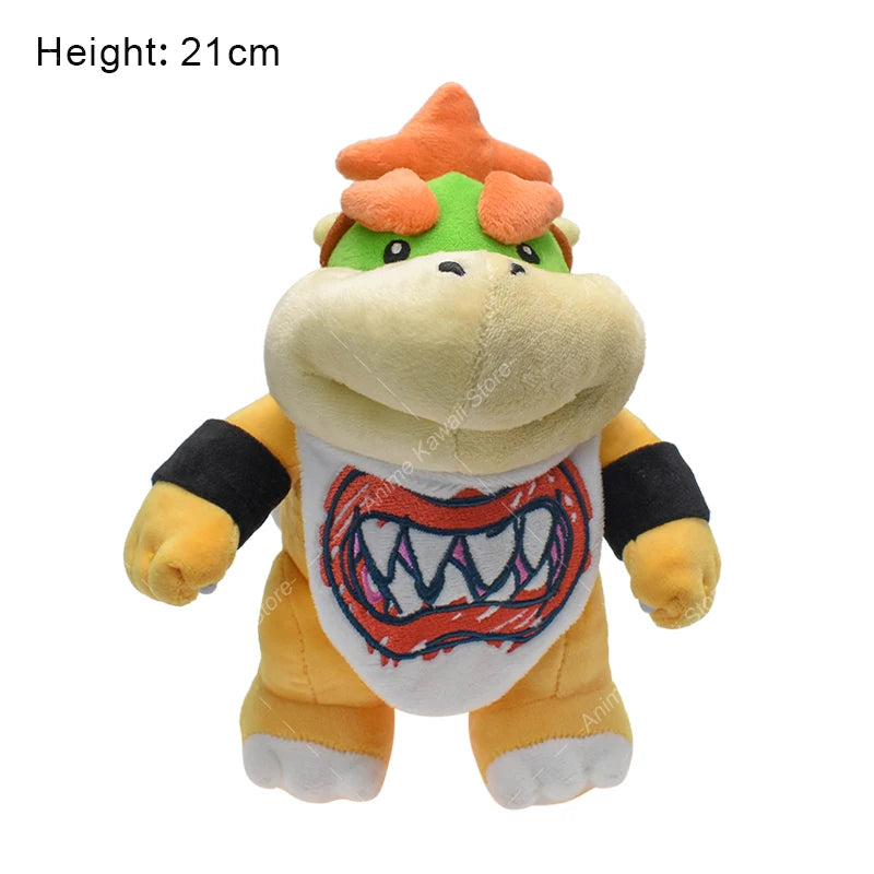Super Mario Plush Toys Wonder Bowser Jr Meowser Lemmy Iggy Bowser Anime Stuffed Cartoon Peluche Dolls Kids Gifts