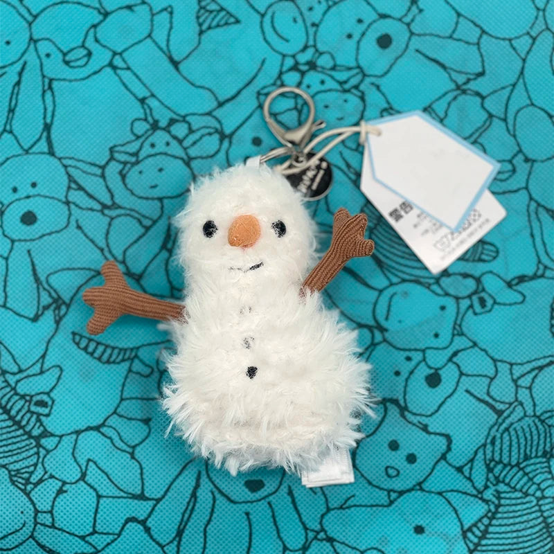 Marshmallow Plush Toy, Small Cherry Charm, Little Turtle Plush Toy, Croissant, Little Penguin JC Bag Charm