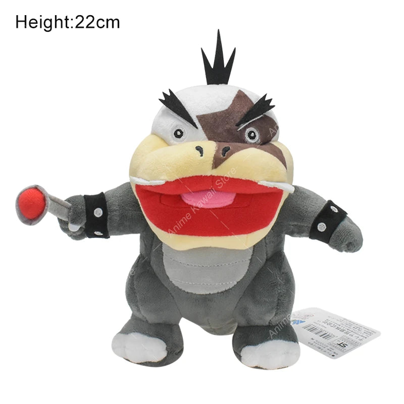Super Mario Plush Toys Wonder Bowser Jr Meowser Lemmy Iggy Bowser Anime Stuffed Cartoon Peluche Dolls Kids Gifts