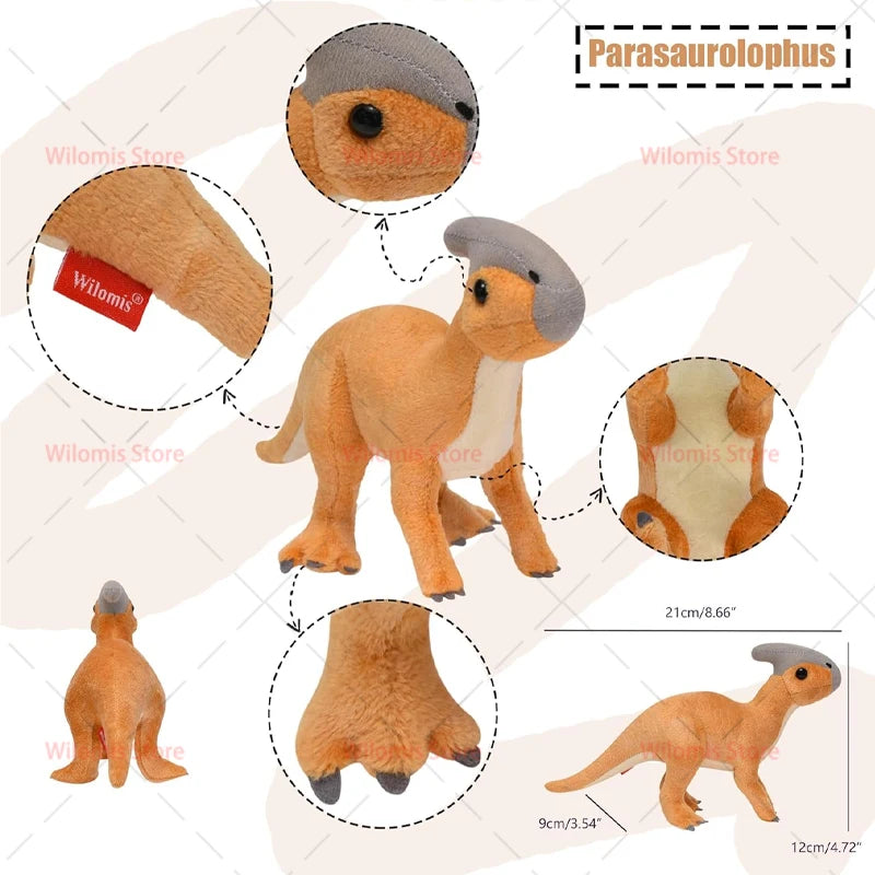 Simulation Dinosaur Plush Toy Baby Dinosaur Stuffed Animal Spinosaurus Tyrannosaurus Dilophosaurus Soft Doll Children's Gift