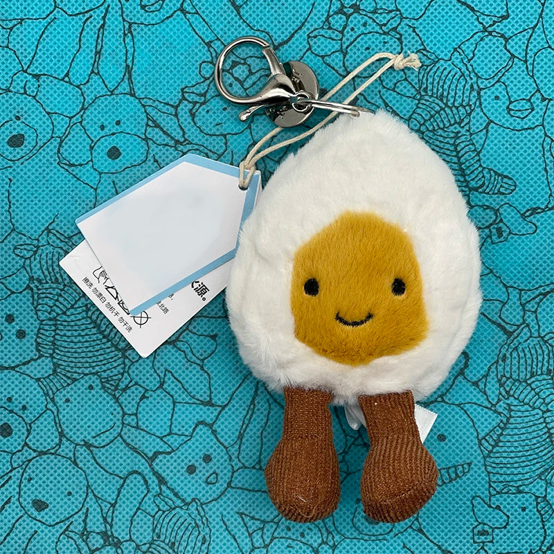 Marshmallow Plush Toy, Small Cherry Charm, Little Turtle Plush Toy, Croissant, Little Penguin JC Bag Charm