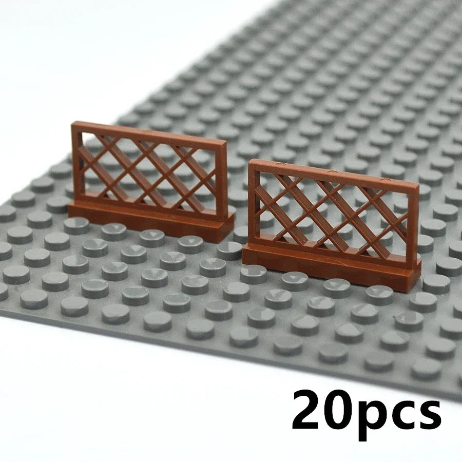 MOC City Friends House Parts Fence Stairs Ladder Gate Building Blocks Door Window Figures Garden Leduo DIY Accessories Bricks