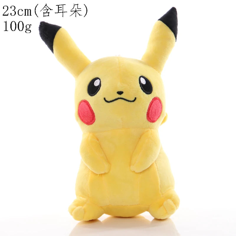 Cute Pikachu Plush Toy Pokemon Charmander Squirtle Bulbasaur Stuffed Doll Eevee Scorbunny Gengar Snorlax Christmas Gifts