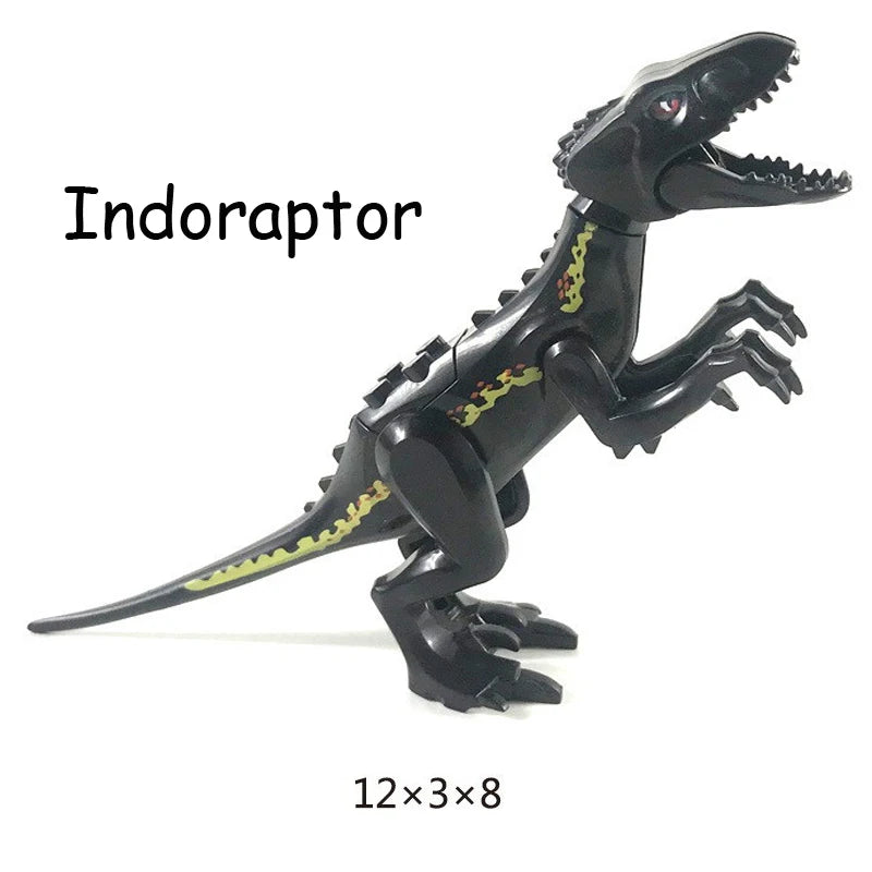 Jurassic Dinosaur World Park Indominus Rex Gyrosphere Escape Ball Owen Blue Model Building Blocks Enlighten Toys For Children