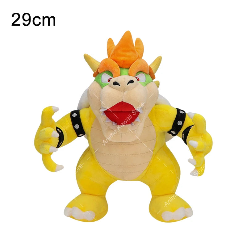 Super Mario Plush Toys Wonder Bowser Jr Meowser Lemmy Iggy Bowser Anime Stuffed Cartoon Peluche Dolls Kids Gifts