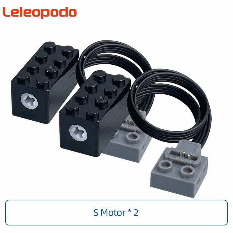 MOC Power Functions Enhanced Version M L XL Servo Red Motor Technical Part Building Block Toy Accessories Compatible with Brand