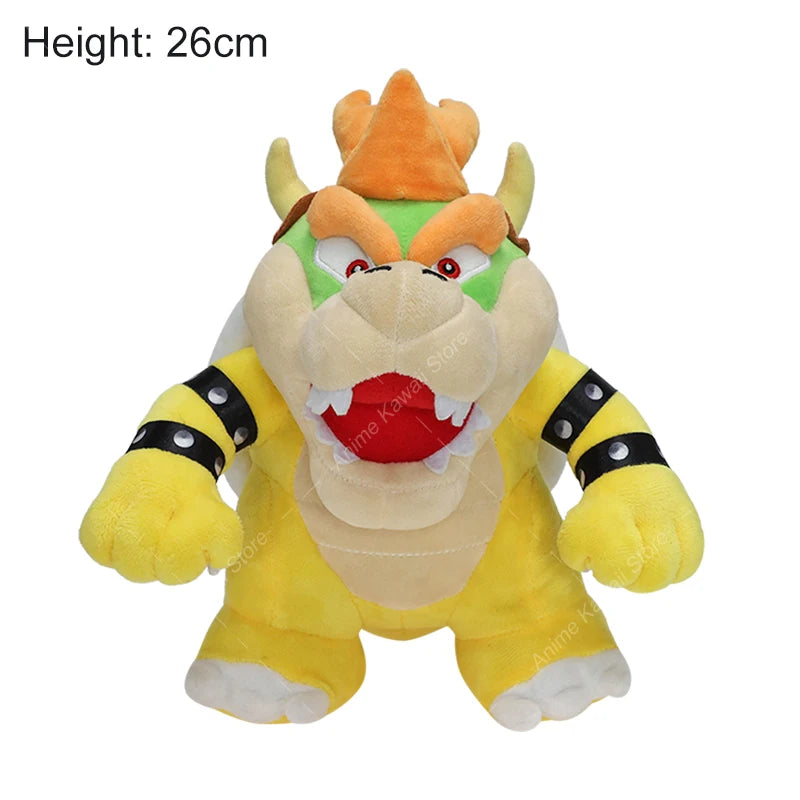 Super Mario Plush Toys Wonder Bowser Jr Meowser Lemmy Iggy Bowser Anime Stuffed Cartoon Peluche Dolls Kids Gifts