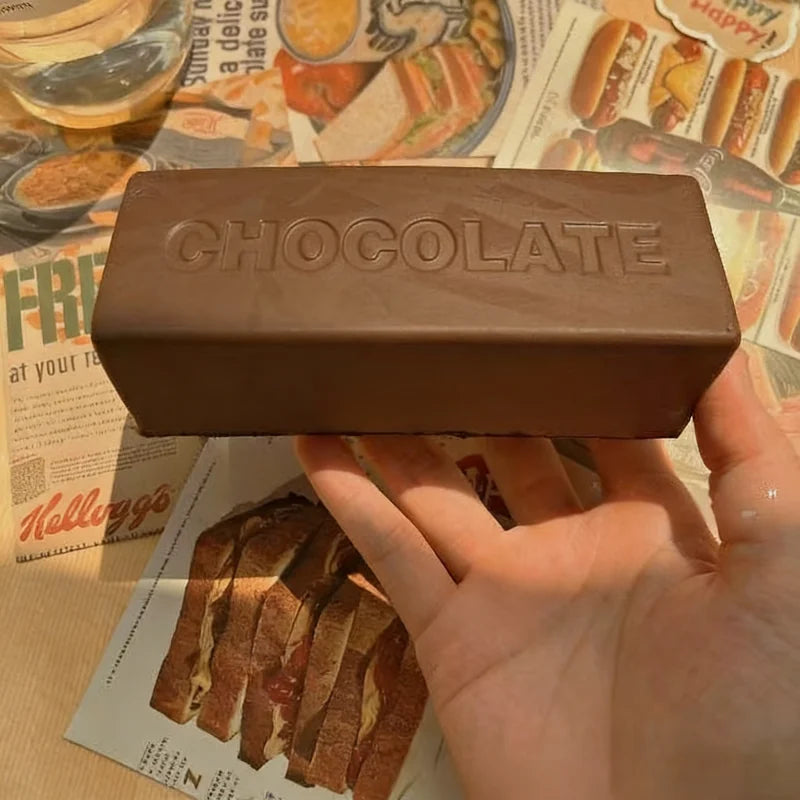 Chocolate Squeeze Toys Soft Sensory Fidget for Stress Relief Hand Relaxation Gift Suitable for Pressure Groups Anti-Anxiety Toys