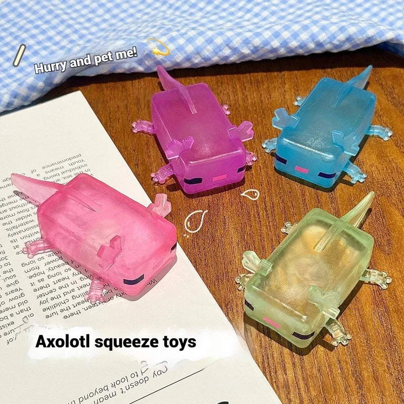 Game Axolotl Squeeze Toys Relieve Stress And Release Emotions Fidget Sensory Squeeze Toys  Increase Entertainment  Festiva