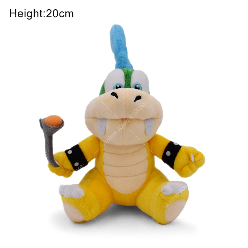 Super Mario Plush Toys Wonder Bowser Jr Meowser Lemmy Iggy Bowser Anime Stuffed Cartoon Peluche Dolls Kids Gifts