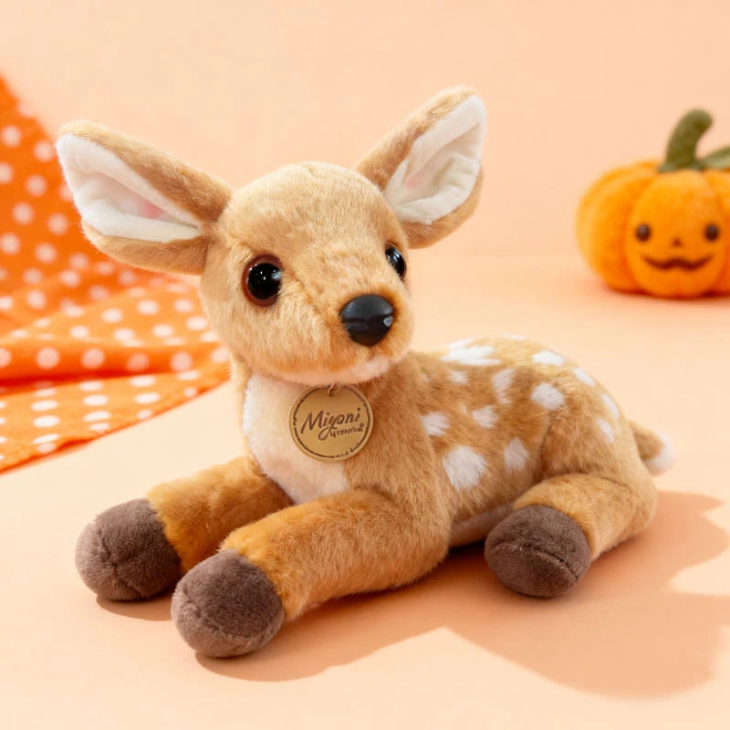 25cm Kawaii Giraffe Plush Toy - Stuffed Soft Giraffe Doll for Kids Lovely Deer Room Decor Birthday Gift