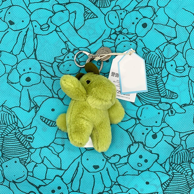 Marshmallow Plush Toy, Small Cherry Charm, Little Turtle Plush Toy, Croissant, Little Penguin JC Bag Charm