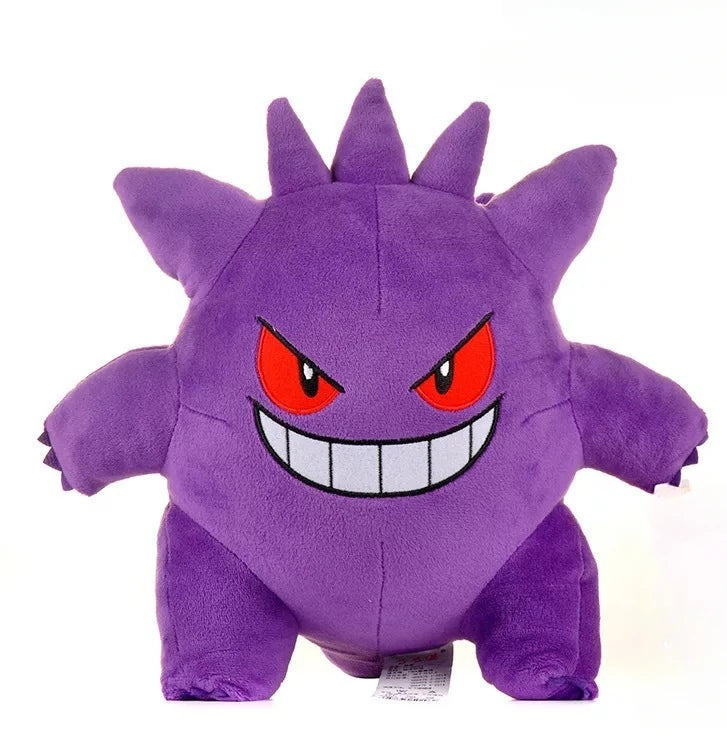 Pokemon Anime Cartoon Gastly Evolution Edition Haunter Gengar Plush Toy Anime Stuffed Doll Gift for Kid Birthday Xmas Collection