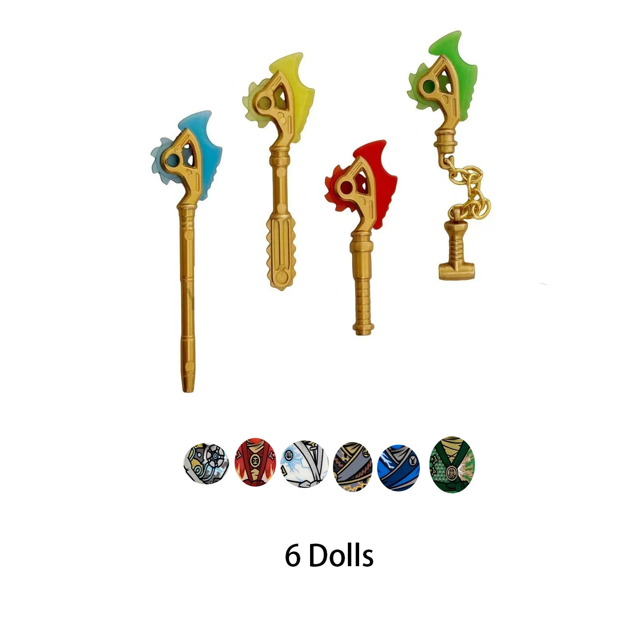 Elemental Building Blocks Assemble Bricks Mini Action Toy Parts Initial Generation Movies Dolls Gifts For Children