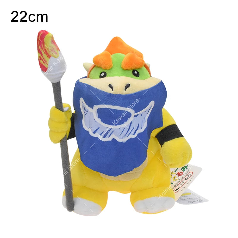 Super Mario Plush Toys Wonder Bowser Jr Meowser Lemmy Iggy Bowser Anime Stuffed Cartoon Peluche Dolls Kids Gifts