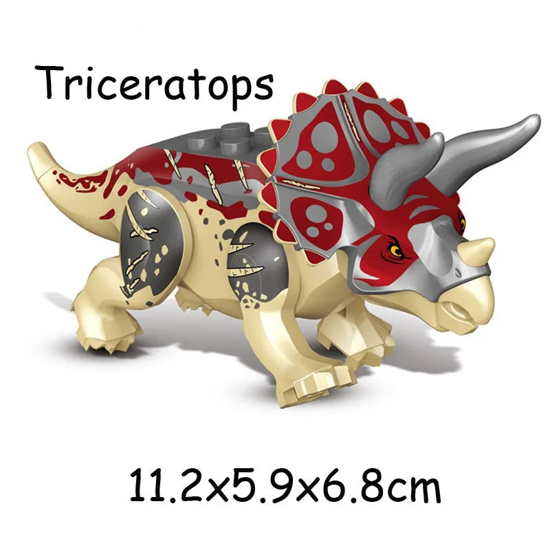 Jurassic Dinosaur World Park Indominus Rex Gyrosphere Escape Ball Owen Blue Model Building Blocks Enlighten Toys For Children