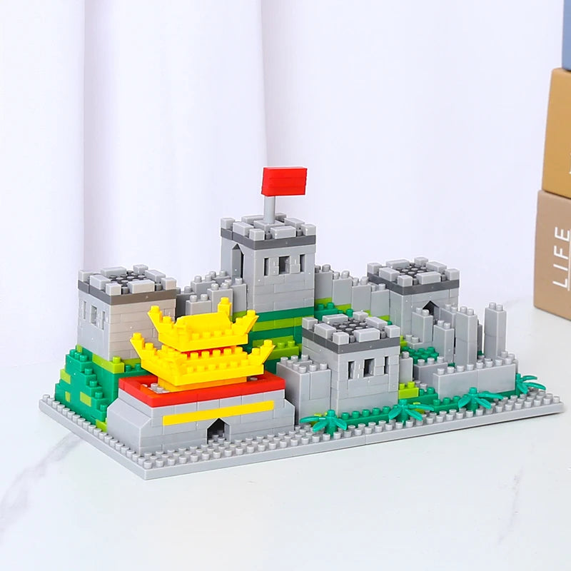 2453 Pieces of Great Wall Three-In-One DIY Model Building Blocks, Creative Educational Building Blocks Designed for Young People and Adults, Birthday Gift