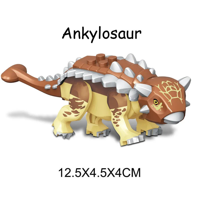 Jurassic Dinosaur World Park Indominus Rex Gyrosphere Escape Ball Owen Blue Model Building Blocks Enlighten Toys For Children