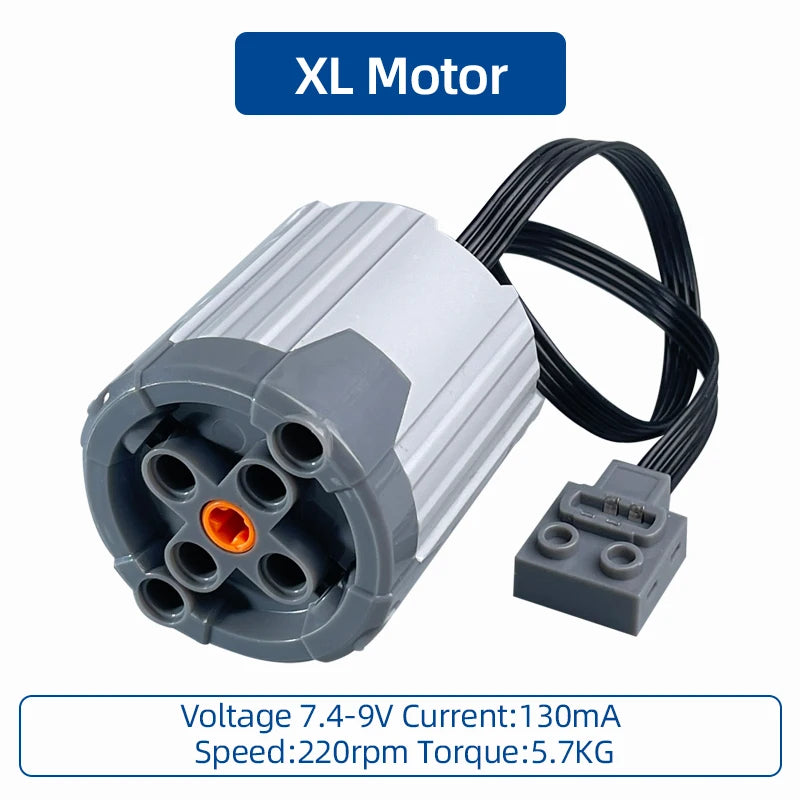 MOC Power Functions Enhanced Version M L XL Servo Red Motor Technical Part Building Block Toy Accessories Compatible with Brand