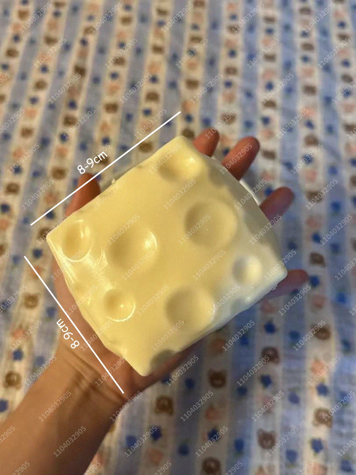 Jumbo Cheese Cube Stress Ball Big Cheese Shapeable Squeeze Ball Non-Bounce Fidget Toy ASMR Sensory Anti-Stress Christmas Gift