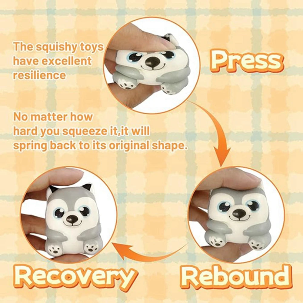 6/12PCS for Kids Adult Mini Kawaii Cute Stress Relief Squeeze Toys Slow Rising Squishies Toys  Carnival Goodie Bag Stuffers