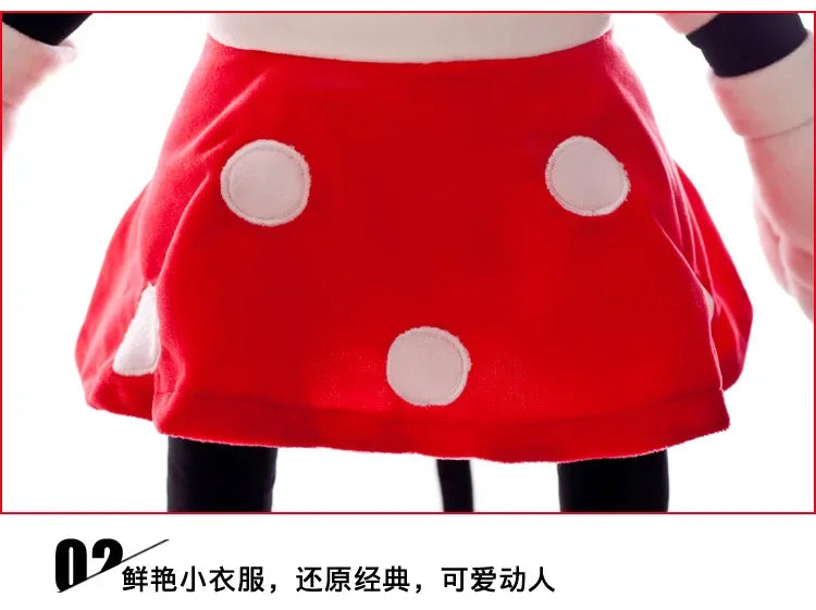 Disney Mickey Mouse Minnie Plush Dolls Animal Stuffed Toys Birthday gift Christmas Gift for Kids Cute Mickey Minnie Presents