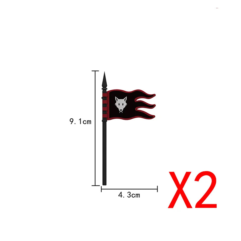 Military Building Blocks Compatible Solider Figures Medieval Knights Weapons Cloak Shoulder Armored War Horse Flags Gifts Toys