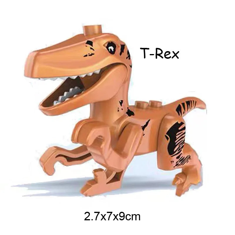 Jurassic Dinosaur World Park Indominus Rex Gyrosphere Escape Ball Owen Blue Model Building Blocks Enlighten Toys For Children