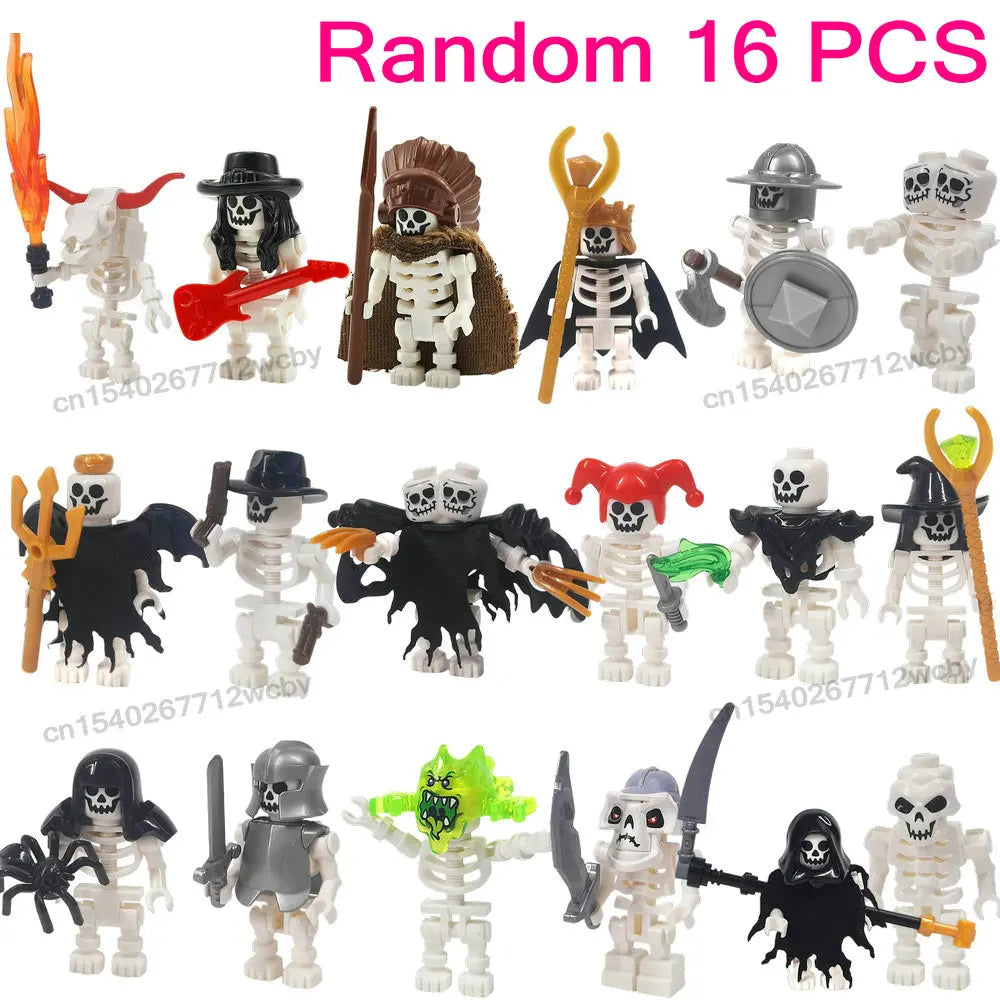 Ninja Anime Characters Mini Figure Building Block Toys Doll Model Figures Kids Boy Birthday Gifts Snake Monster Fighting Model