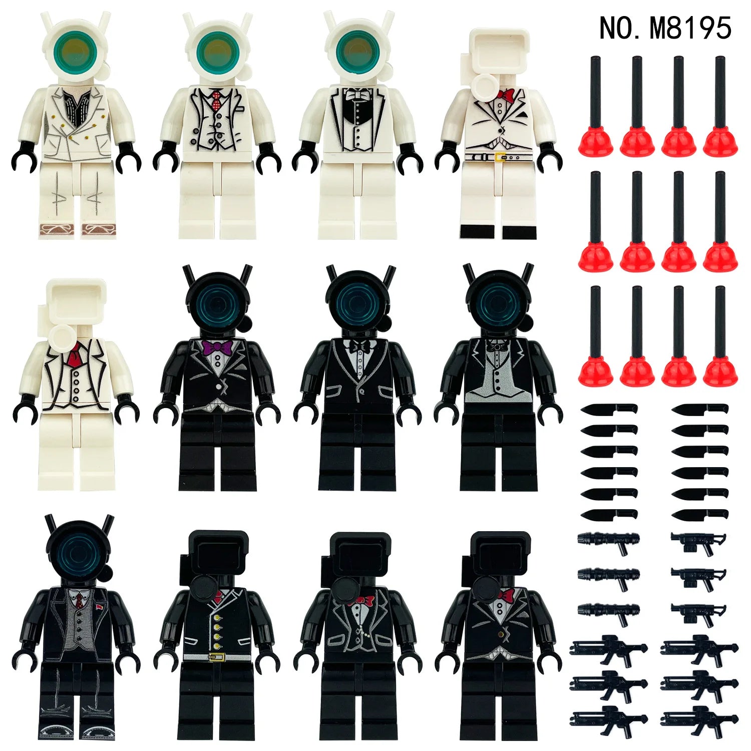 building blocks mini city figures 3D person series movie characters professional doctor police worker fireman robot toys for kid