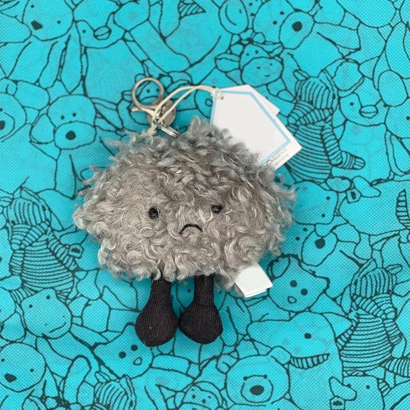 Marshmallow Plush Toy, Small Cherry Charm, Little Turtle Plush Toy, Croissant, Little Penguin JC Bag Charm