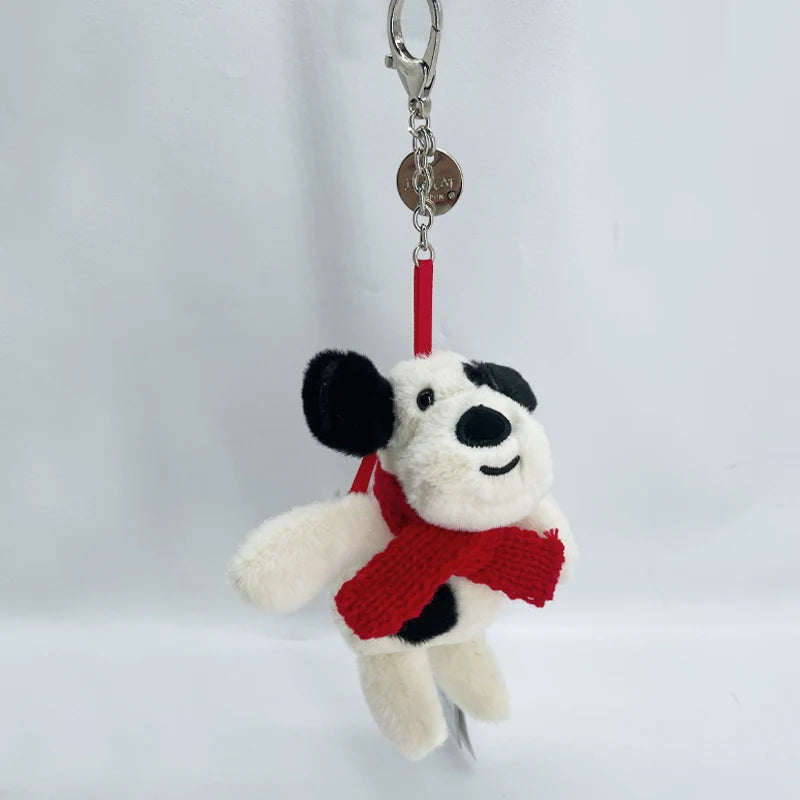 Marshmallow Plush Toy, Small Cherry Charm, Little Turtle Plush Toy, Croissant, Little Penguin JC Bag Charm