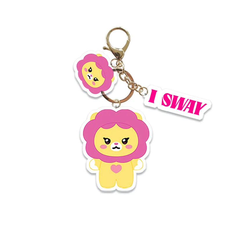 10CM Kpop Gidle I SWAY KLAXON Stuffed Animals Plushies Keychain Toy Room Decor MIYEON MINNIE SOYEON YUQI SHUHUA