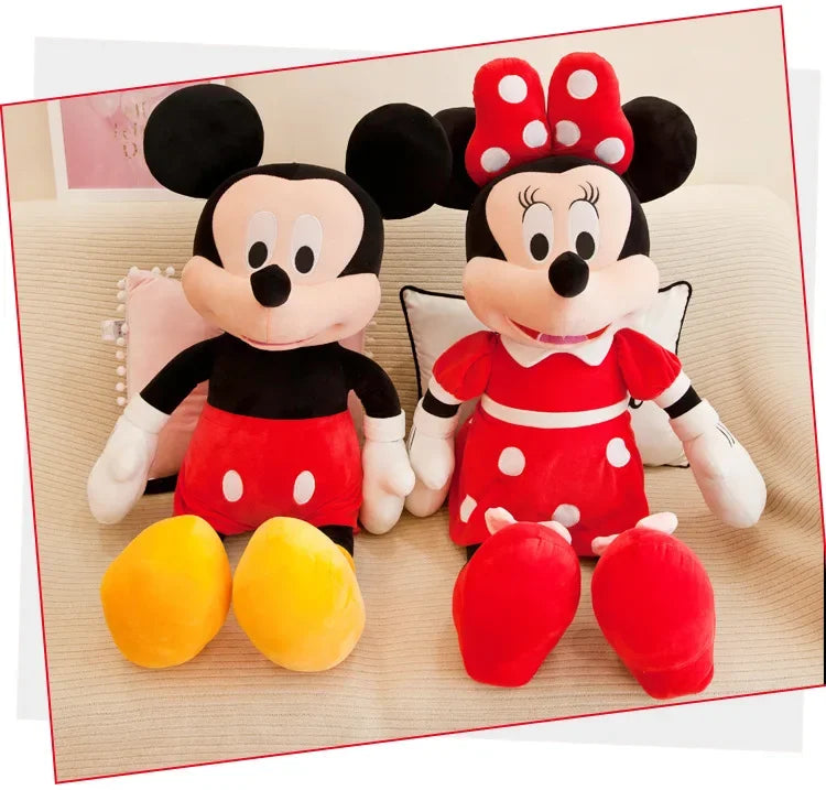 Disney Mickey Mouse Minnie Plush Dolls Animal Stuffed Toys Birthday gift Christmas Gift for Kids Cute Mickey Minnie Presents