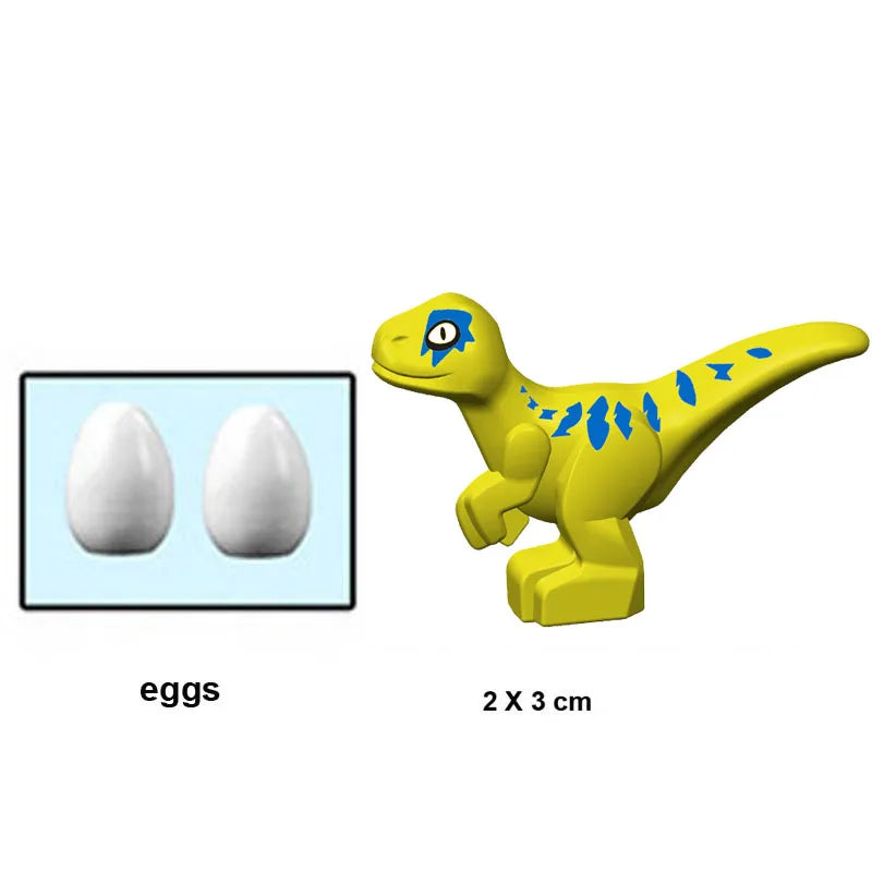 Jurassic Dinosaur World Park Indominus Rex Gyrosphere Escape Ball Owen Blue Model Building Blocks Enlighten Toys For Children