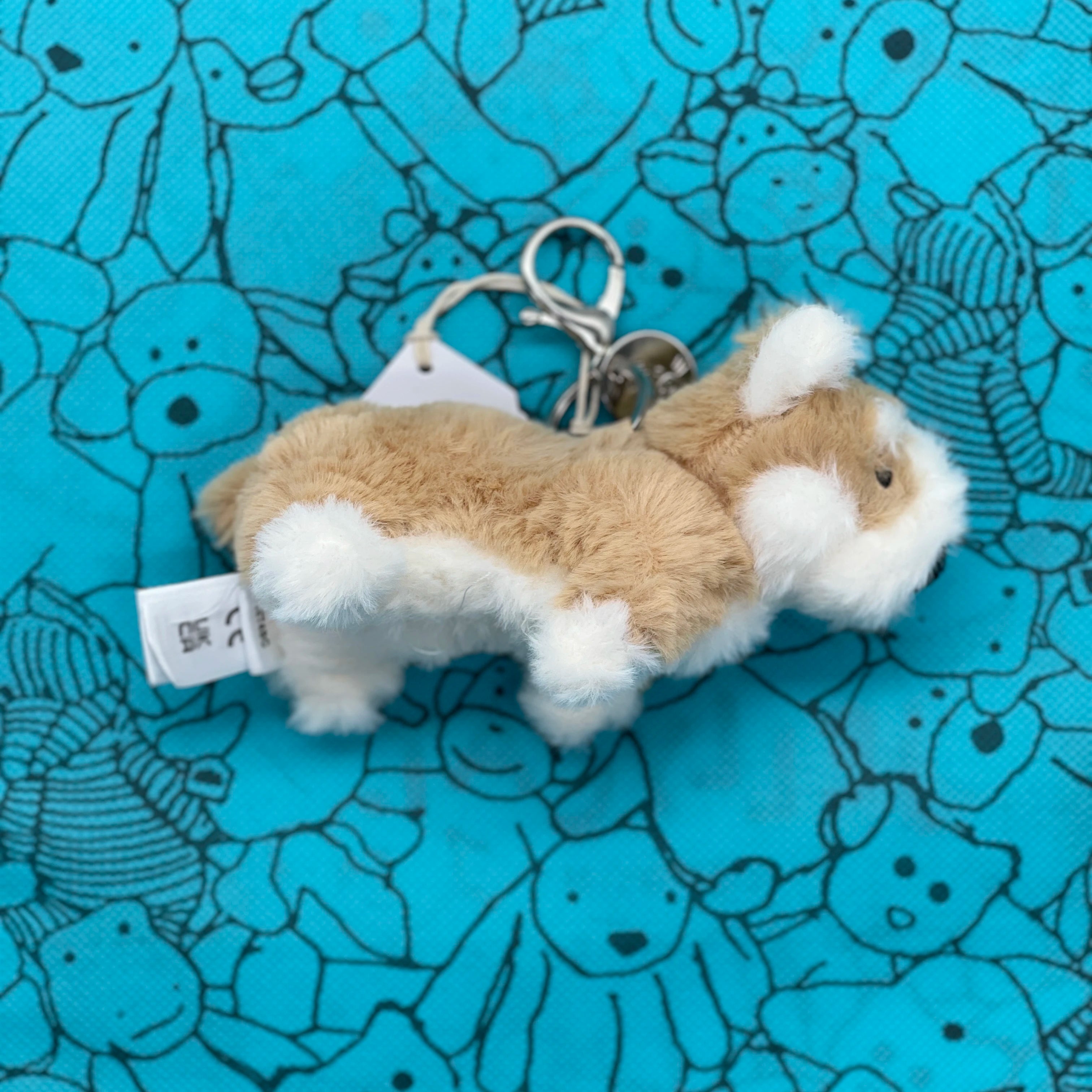 Marshmallow Plush Toy, Small Cherry Charm, Little Turtle Plush Toy, Croissant, Little Penguin JC Bag Charm