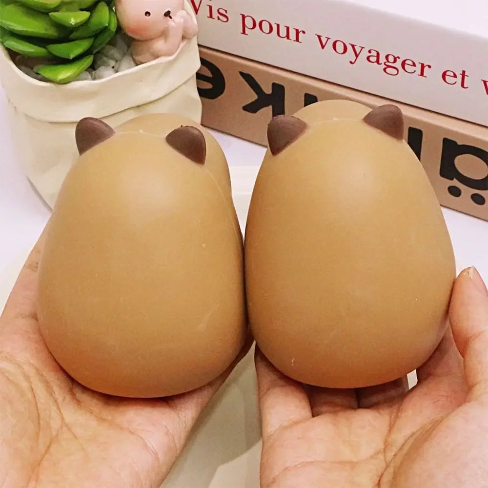Capybara Slow Rebound  Squeeze Toy Kawaii Brown Squeeze Toys Cartoon Capybara Stress Relief Decompression Toys for Kid Best Gift