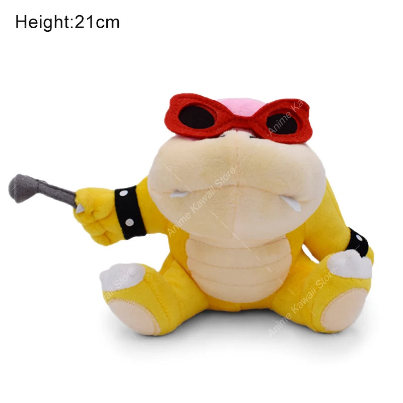 Super Mario Plush Toys Wonder Bowser Jr Meowser Lemmy Iggy Bowser Anime Stuffed Cartoon Peluche Dolls Kids Gifts